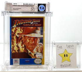 Indiana Jones and the Temple of Doom Nintendo NES New 1988 Sealed WATA 9.4 A