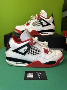 Air Jordan 4 Retro 2020 “Fire Red” USED Size 13 OG ALL DC7770-160 - Picture 1 of 6