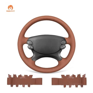 MEWANT DIY Hand Stitch Steering Wheel Cover for Benz E-Class W211 2007-2009 - Picture 1 of 9