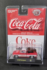 M2 Machines Coca Cola, 1975 GMC Sierra Grande 15 Red/White - 1/9250 - Picture 1 of 5