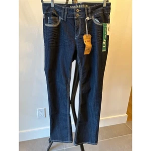 Hydraulic Lily Jeans Slim Straight Dark Denim Baumwollmischung Größe 16 Pailletten - Bild 1 von 8