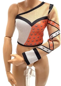 SASHA BANKS WWE Superstars 12" Barbie Lucha MUÑECA ROPA TOP Repuesto - Imagen 1 de 7