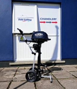 SUZUKI DF2.5s - 2.5HP - 4 Stroke - Outboard Boat Engine + 5 Year Warranty - Picture 1 of 3