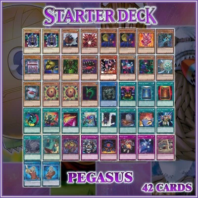 PEGASUS RELINQUISHED STARTER DECK 42 | Senju Sphere Duelist Kingdom YuGiOh - Photo 1/2