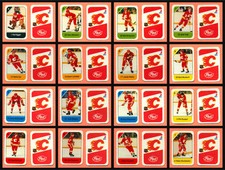 1982-83 Post Cereal Calgary Flames Lanny McDonald NHL Hockey Mini Card Set of 16