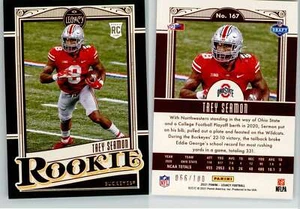 Trey Sermon 2021 Legacy Green #167 /100 Ohio St 49ers RC Rookie - Picture 1 of 1