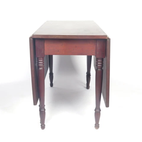 Antique Drop Leaf Table Dining Walnut Sheraton 19th Century Cover