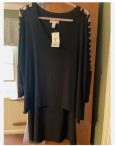 Joseph Ribkoff tunica ritagliata donna nuova con etichetta orig. $208 #171067 taglia 20 - Foto 1 di 10