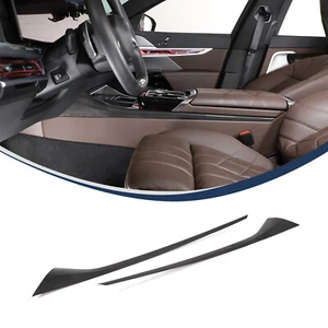 Dry Carbon For BMW 7 Series G70 2023+ Car Center Control Cup Holder Side Trim - Picture 1 of 12