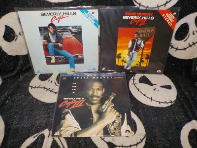 Beverly Hills Cop Trilogy Laserdisc LD Eddie Murphy Free Ship $50 — 第 1/4 张图片