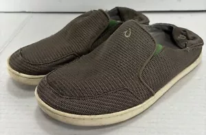 OluKai Nohea Mesh Loafers Men's Sz US 7 EU 40 Slip On Casual Shoes Brown - Picture 1 of 8