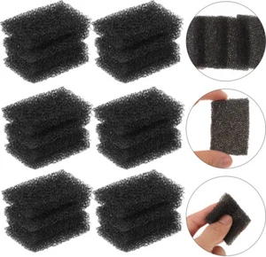 16 Pcs Cotton Pad Make-up Stipple Sponge Square Makeup Halloween Sponges Black - Picture 1 of 12