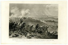 Batalha De Gettysburg – cobrança final da União forças no cemitério Hill (8031)