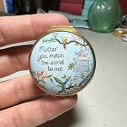 Halcyon Days Enamels Trinket Box Mother You Mean The World To Me