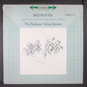 BUDAPEST STRING QUARTET: beethoven: quartet no. 10 in e-flat major COLUMBIA 12" - Picture 1 of 2