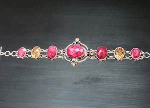 Nicky Butler RAJ COLLECTION Limited Edition 925 Sterling Silver Toggle Bracelet - Picture 1 of 24
