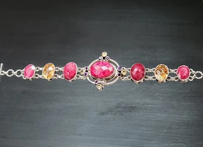 Nicky Butler RAJ COLLECTION  Limited Edition 925 Sterling Silver Toggle Bracelet - Image 1 of 4