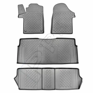 Gummierte Premium Fußmatten-Set für Mercedes V-Klasse Facelift ab 2024- - Bild 1 von 8