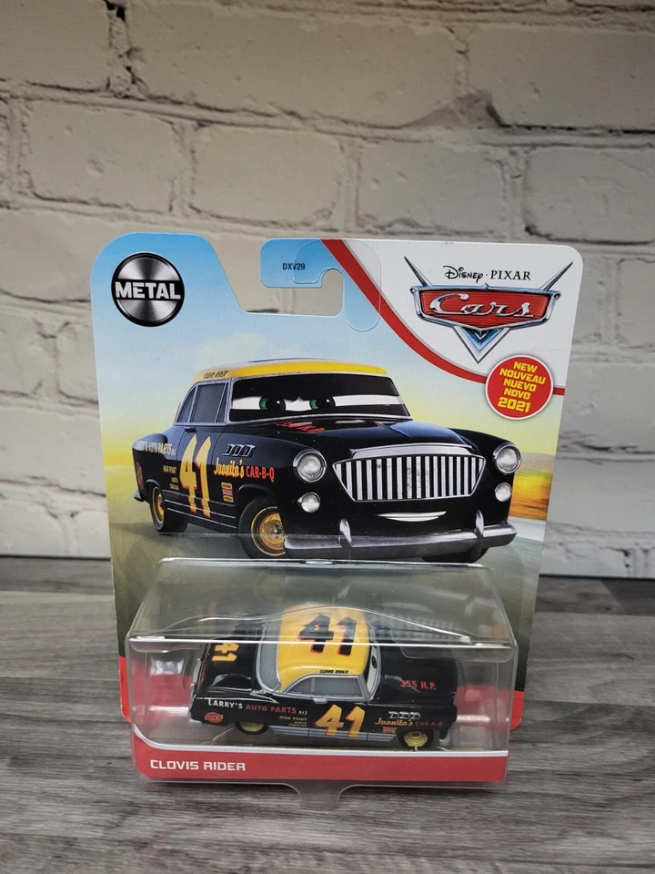 Disney Pixar Cars 3 Metal Clovis Rider Mattel 2021 Dxv29 Grr68-4b10