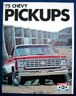 Prospekt brochure 1975 Chevrolet Chevy Pickups  (USA)  C10  C20  C30  K10  K20