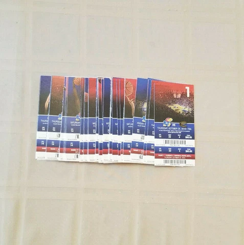 2018-19 KANSAS JAYHAWKS BASKETBALL TICKET STUBS Cover