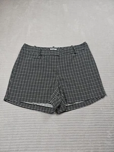 Cato Shorts Womens 18 W Black & White Check - Picture 1 of 7