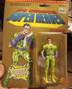 The Riddler 1989 DC COMICS Super Heroes Action Figure Toybiz Sealed - Picture 1 of 6