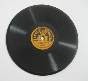 3 1900's Little Wonder 5-3/8" 78 RPM Records 328, 561, & 762 - Foto 1 di 3