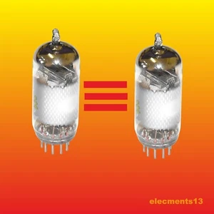 EF89 TUNGSRAM STRONG MATCHED PAIR PENTODE TUBE TESTED NOS TUBE = 6DA6 6K13P - Picture 1 of 3