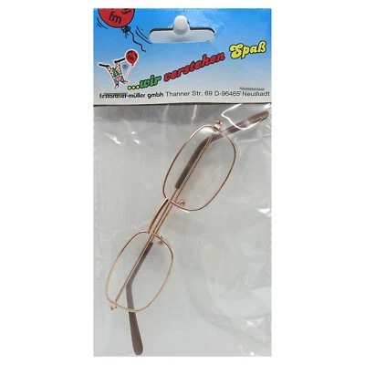 FESTARTIKEL MÜLLER NIKOLAUS BRILLE / Weihnachtsmann Doktor Professor Lehrer Opa Oma Kostüm Zubehör