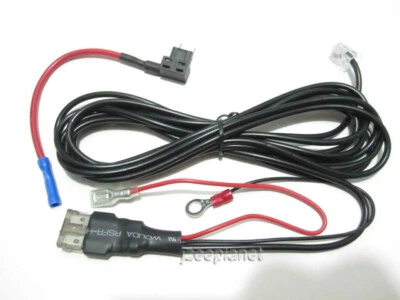 POWER CABLE DIRECT WIRE HARDWIRE W FUSE VALENTINE ONE V1 UNIDEN R3 R1 R7 BEL ESC
