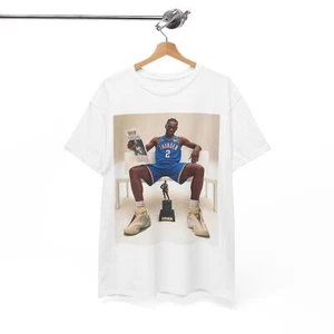 Shai Gilgeous Alexander Grafik T-Shirt OKC Basketball SLAM Unisex Heavy Cotton - Bild 1 von 14