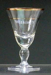 Antique/Vintage Art Deco Wilking's Coctail/Vermouth glass - Picture 1 of 3