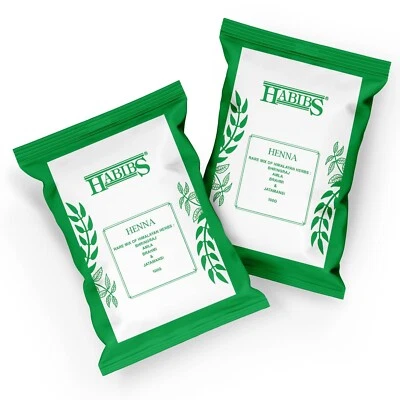 Habibs Natural Henna Mehndi Powder Enriched with Bhringraj, Amla, Brahmi,Jataman - Image 1 of 4