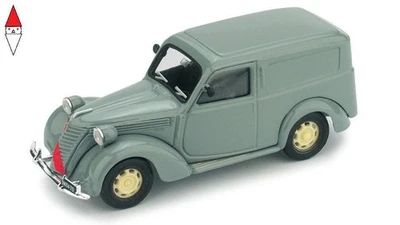 1/43 BRUMM FIAT 1100 E VAN 1949 GREY BLACK - Immagine 1 di 3
