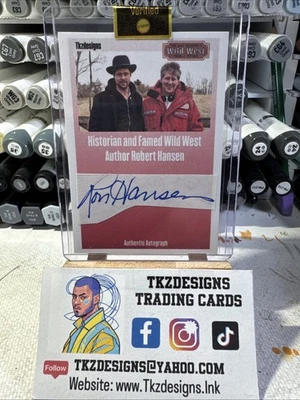 Western Author & Historian Ron Hansen Authentic Autograph 1/1 Trading Card - Image 1 of 2