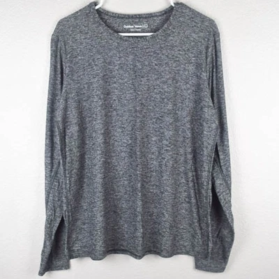 Outdoor Voices Adult L CloudKnit Long Sleeve T-Shirt Heather Gray Soft Stretch - Image 1 of 4