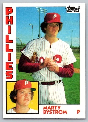 1984 Topps #511 Marty Bystrom Philadelphia Phillies - Image 1 of 2