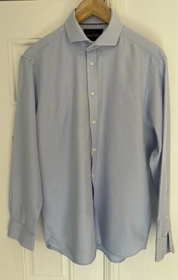 Austin Reed Men's Pale Blue Shirt 16 Collar Pure Cotton - Image 1 of 4