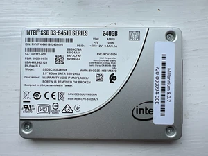 Intel D3-S4510 240GB SSD SATA III 2.5" Internal SSDSC2KB240G801 - Afbeelding 1 van 3