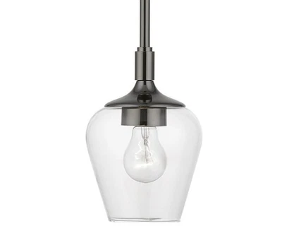 Livex Lighting 46721 Willow 6"W Mini Pendant - Black - Image 1 of 4