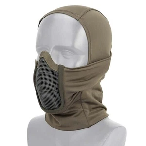 Tactical Operators Balaclava Steel Mesh Face Mask Shield Airsoft Paintballing UK - Picture 1 of 19