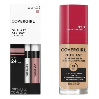 Covergirl Outlast Extreme Wear Light Airbrush Finish -830 Cream Natural + Bonus - Image 1 of 4