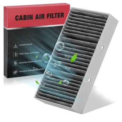 2x Carbon Cabin Filter Air For 2015 Mercedes-Benz ML250 2.1L I4 CF1348 - Image 1 of 4