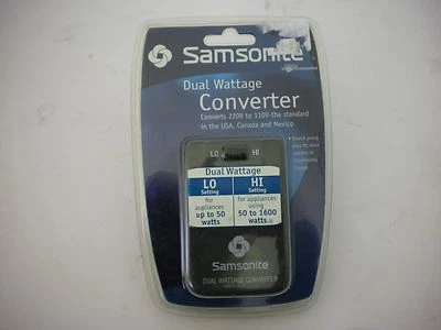 Samsonite Travel Dual Wattage Converter NIP - Image 1 of 2