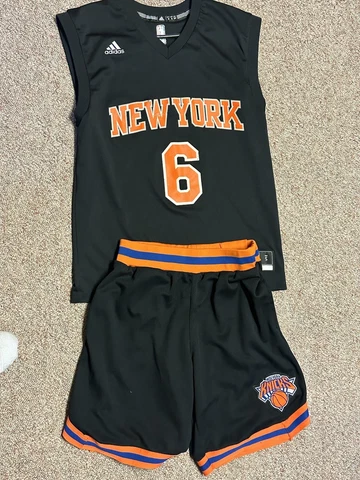 adidas new york knicks porzingis jersey/shorts Cover