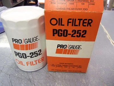 Filtro de óleo de motor calibre profissional PGO-252 51342 NOVO NOS frete grátis - Imagem 1 de 2