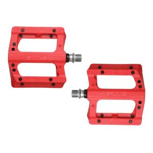 Couple Pedals Flat pa01a Red HTPA01A.R HT-COMPONENTS Flat Bike Pedals