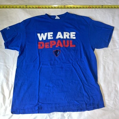DePaul Blue Demons Shirt Mens Blue We Are DePaul Graphic XL - Image 1 of 4