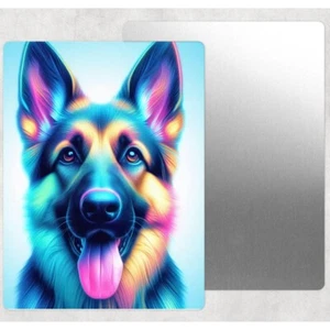Letrero de hojalata de metal para decoración de pared del hogar de perro pastor alemán - Imagen 1 de 2